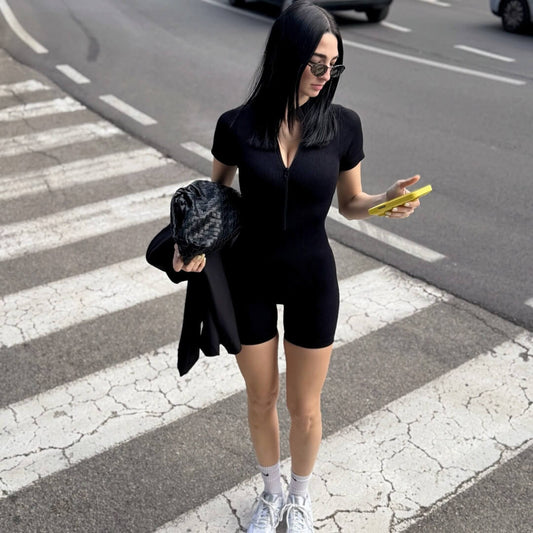 LM - Tutina Kimmy nero con zip