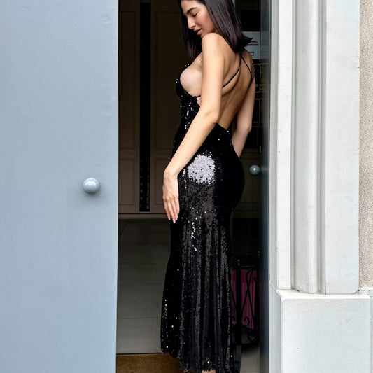 LM - Abito Adeline strass