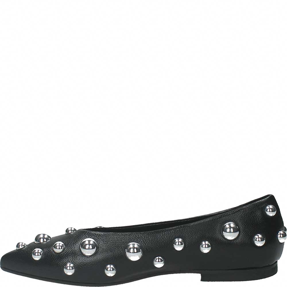 LM - Ballerina Sanji nero con borchie