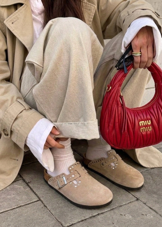 OF - Birkenstock Boston Rivet taupe