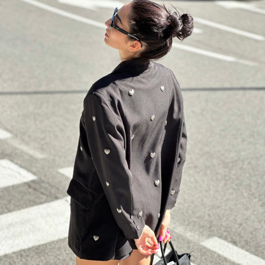 OF - Blazer Silverheart nero