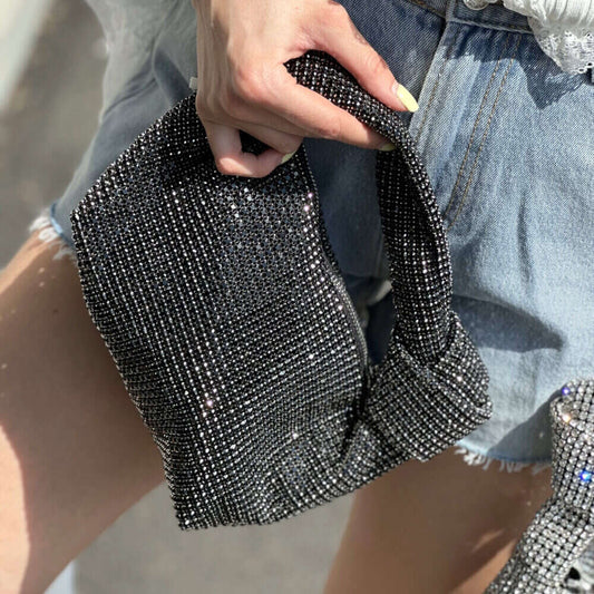 OF - Borsa Ever strass con nodo
