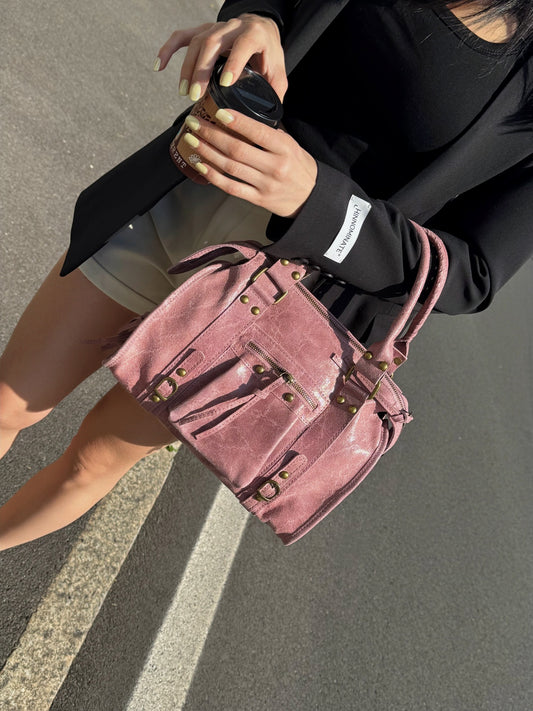 LM - Borsa Cecilia medium rosa antico