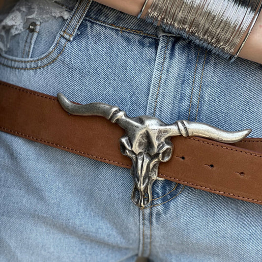 OF - Cintura Taurus marrone