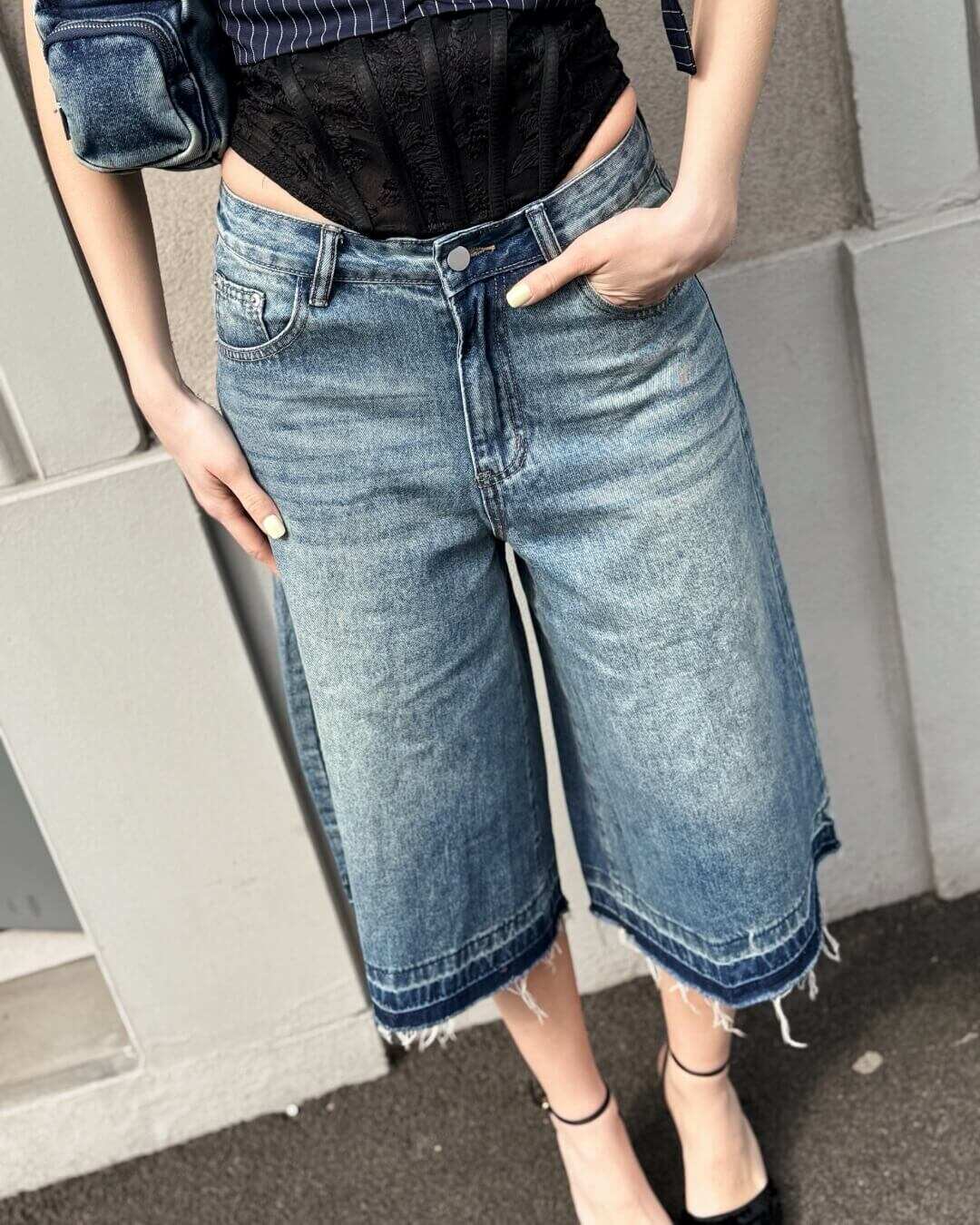 OF - Jorts Faith denim blue