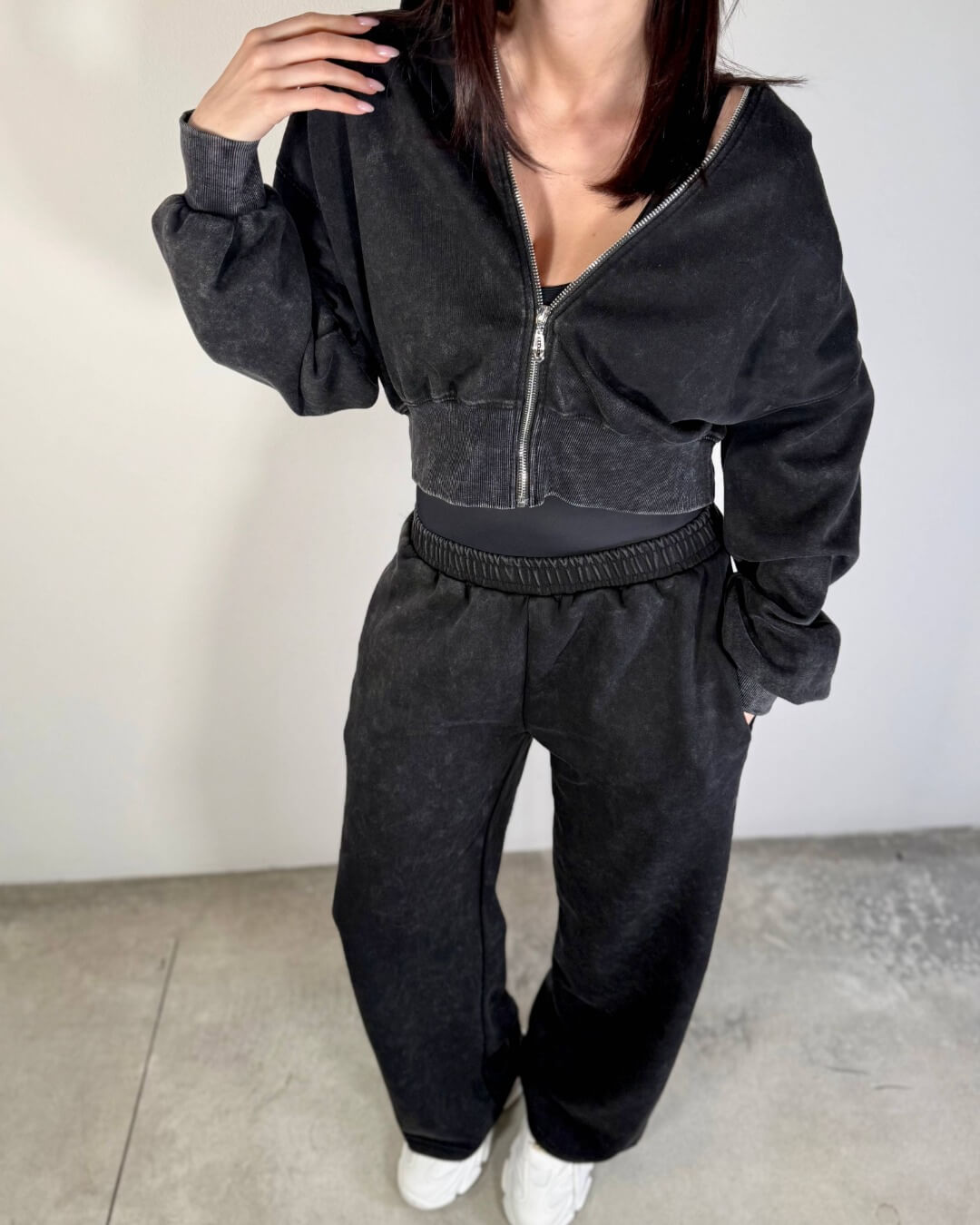 OF - Set tuta Dex nero