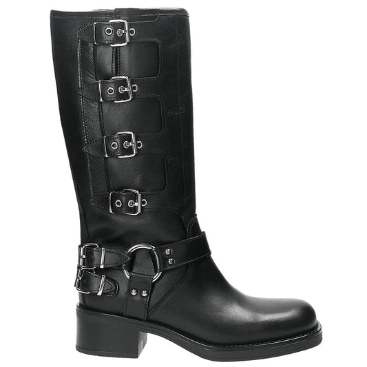 LM - Biker Dua nero con fibbie