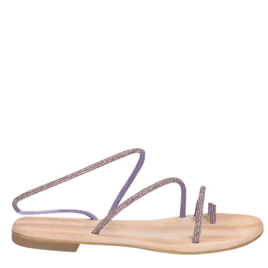 LM - Sandalo basso Elisa lilla