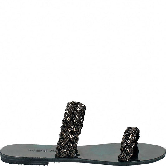 LM - Ciabattina Sissi strass nero