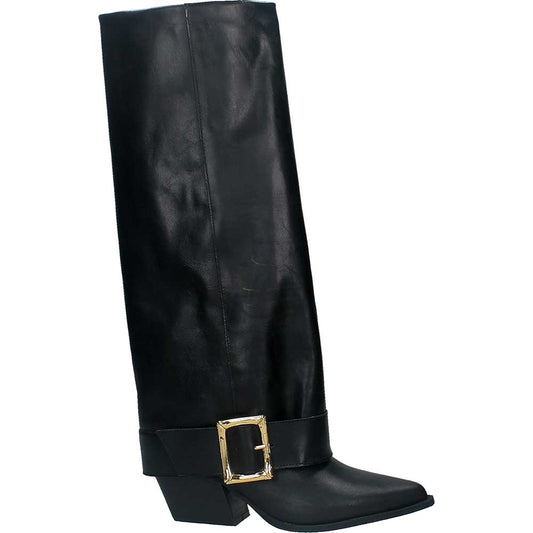 LM - Texano Arya nero con fibbia oro