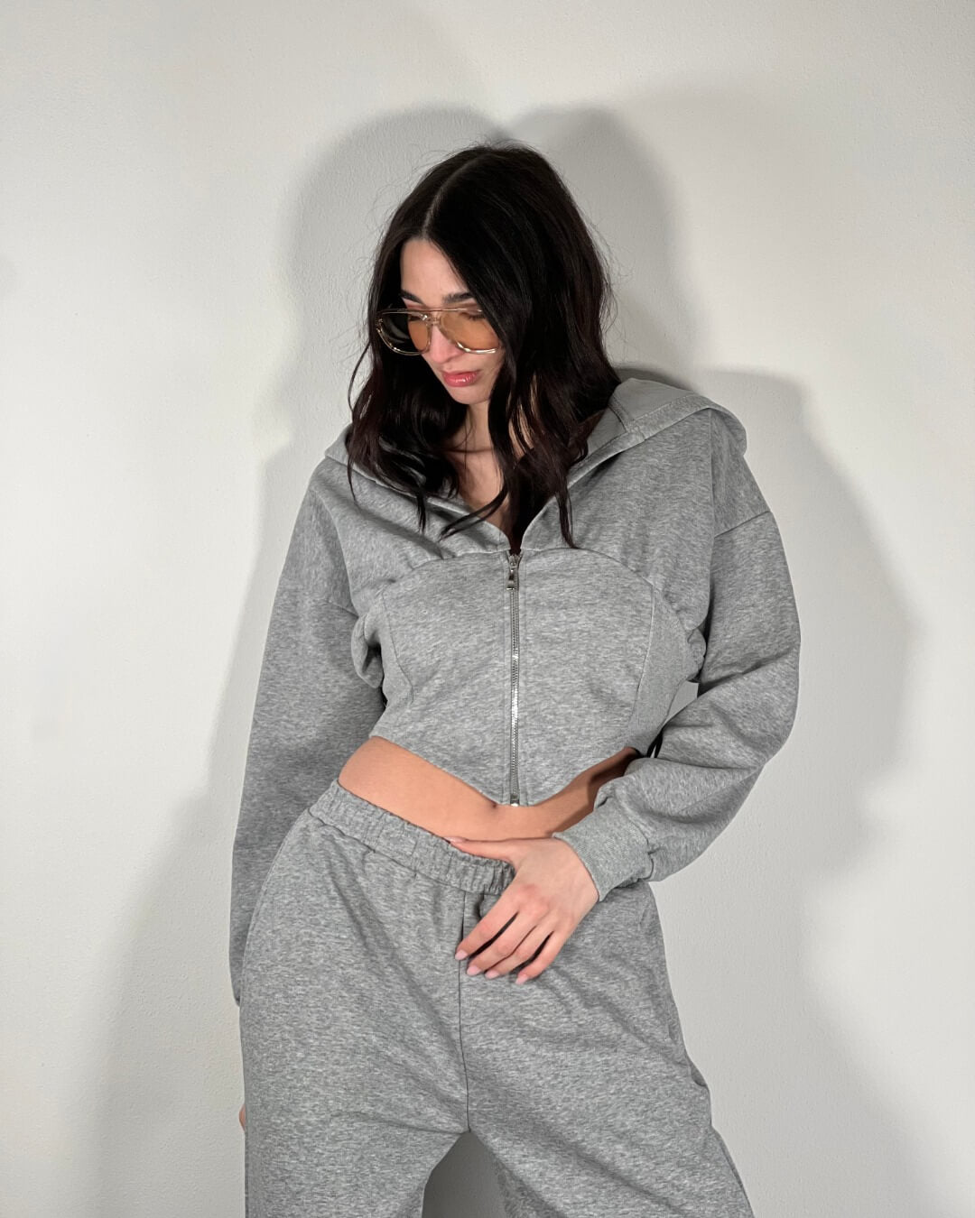 OF - Set tuta Frida grigio