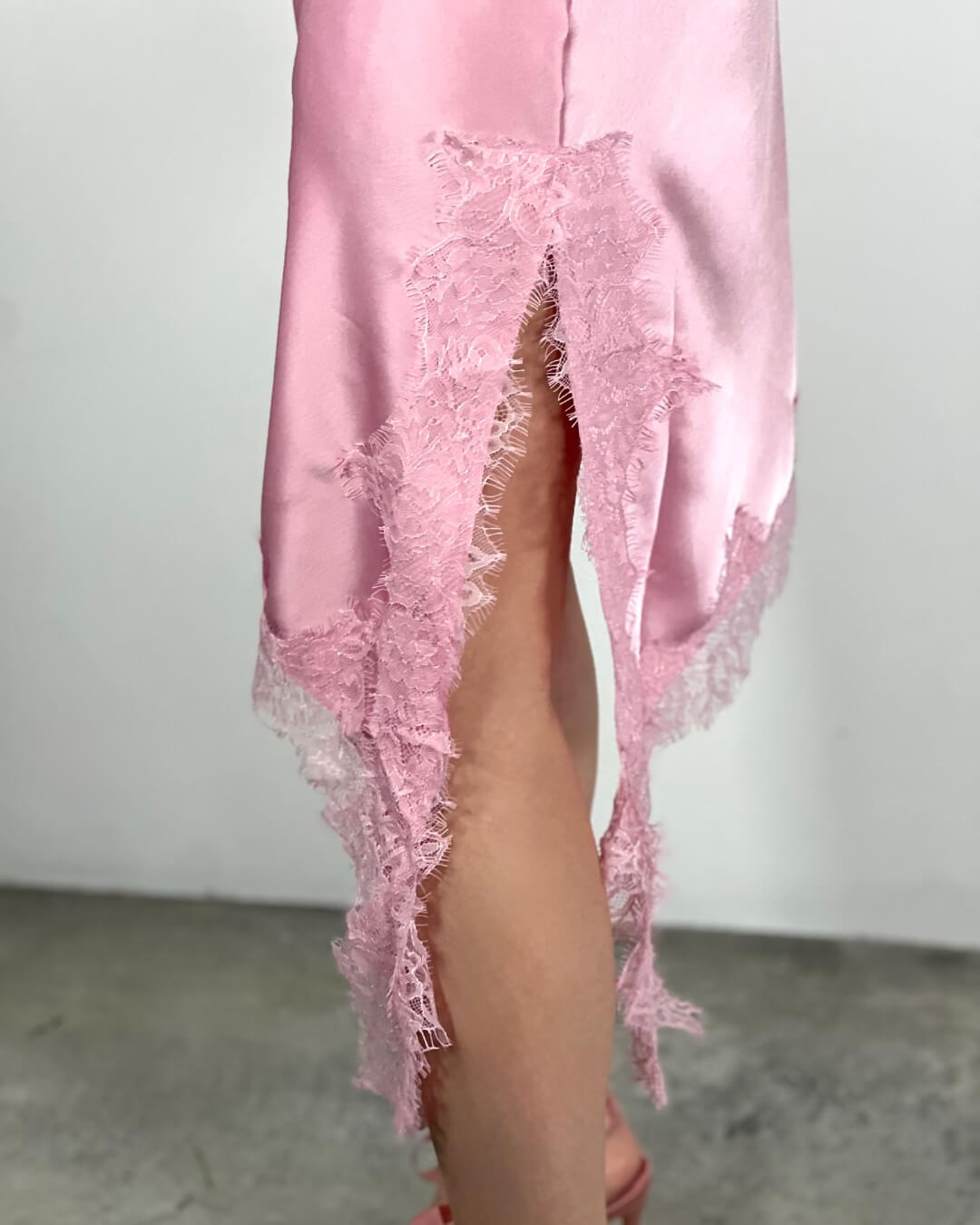 OF - Abito Marta satin rosa