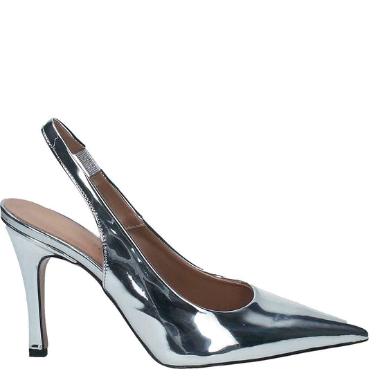 LM - Tacco Claire specchiato argento