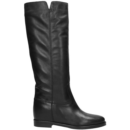 LM - Stivale Philadelphia in pelle nera