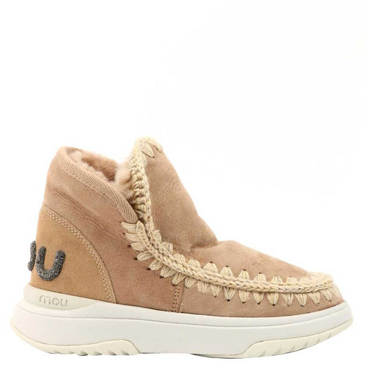 LM - Mou eskimo jogger glitter logo camel