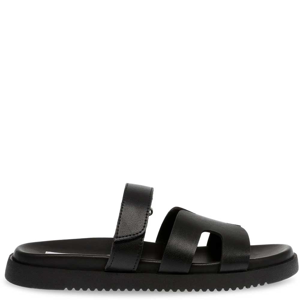 LM - Steve Madden Missile blk action leather