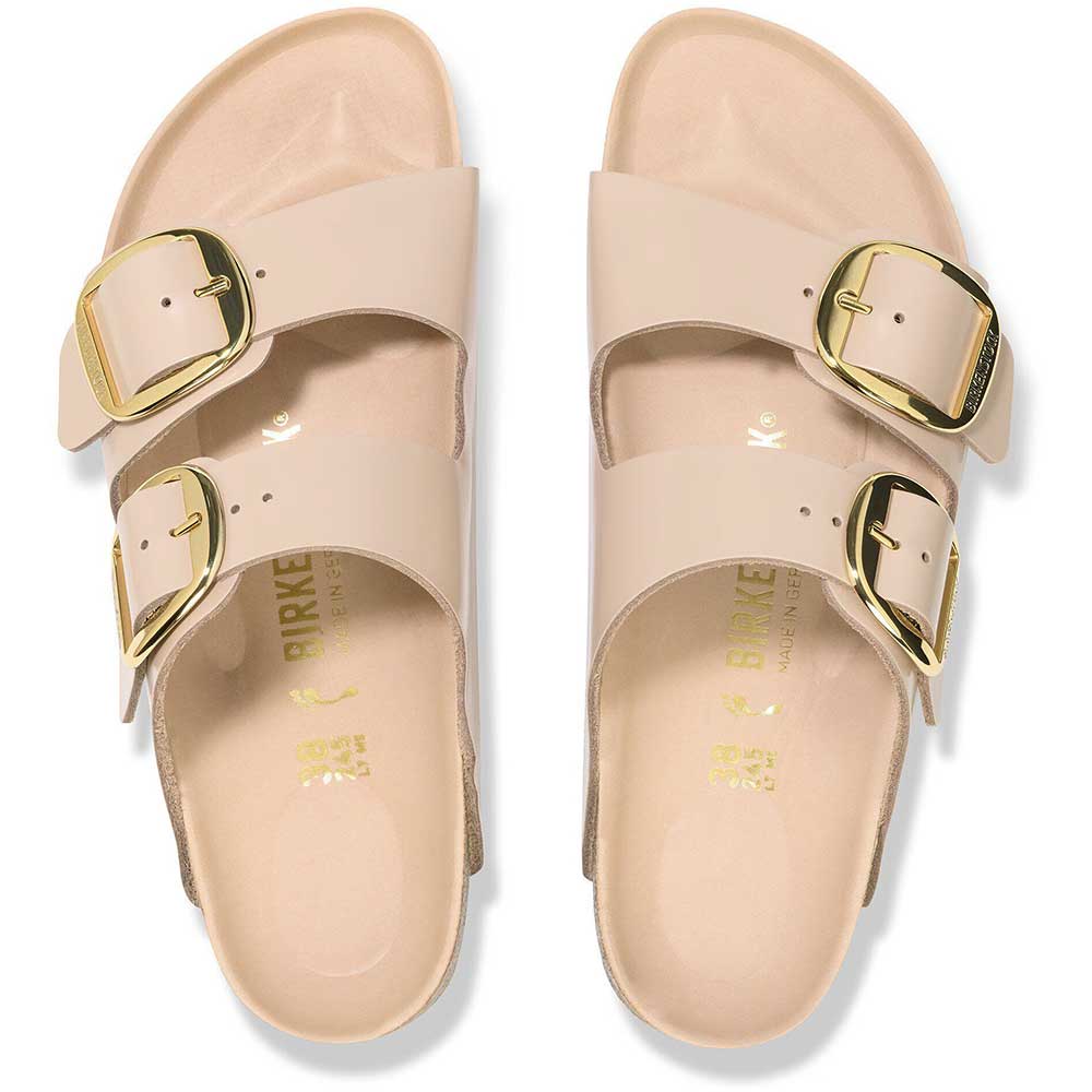 LM - Birkenstock Arizona Big buckle hex shine new beige