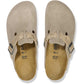 LM - Birkenstock Boston Braided taupe suede