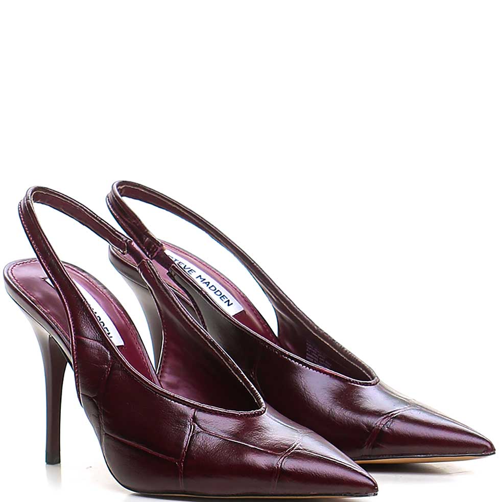LM - Steve Madden Andromeda burgundy croco