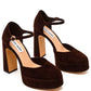 LM - Steve Madden Lexie chocolate burgundy suede