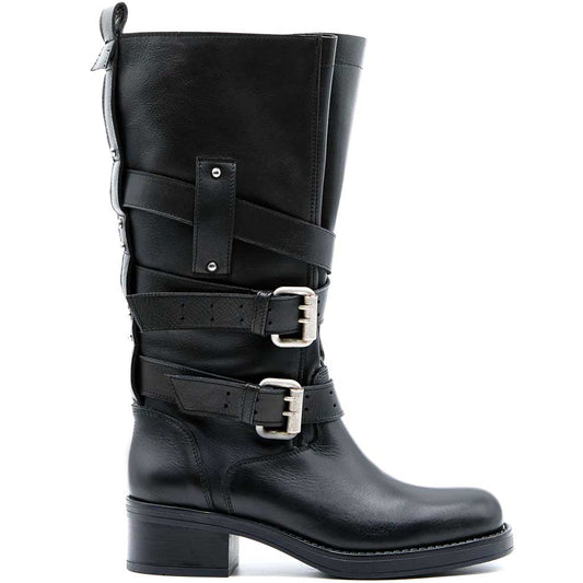 LM - Biker Serbs nero con fibbie