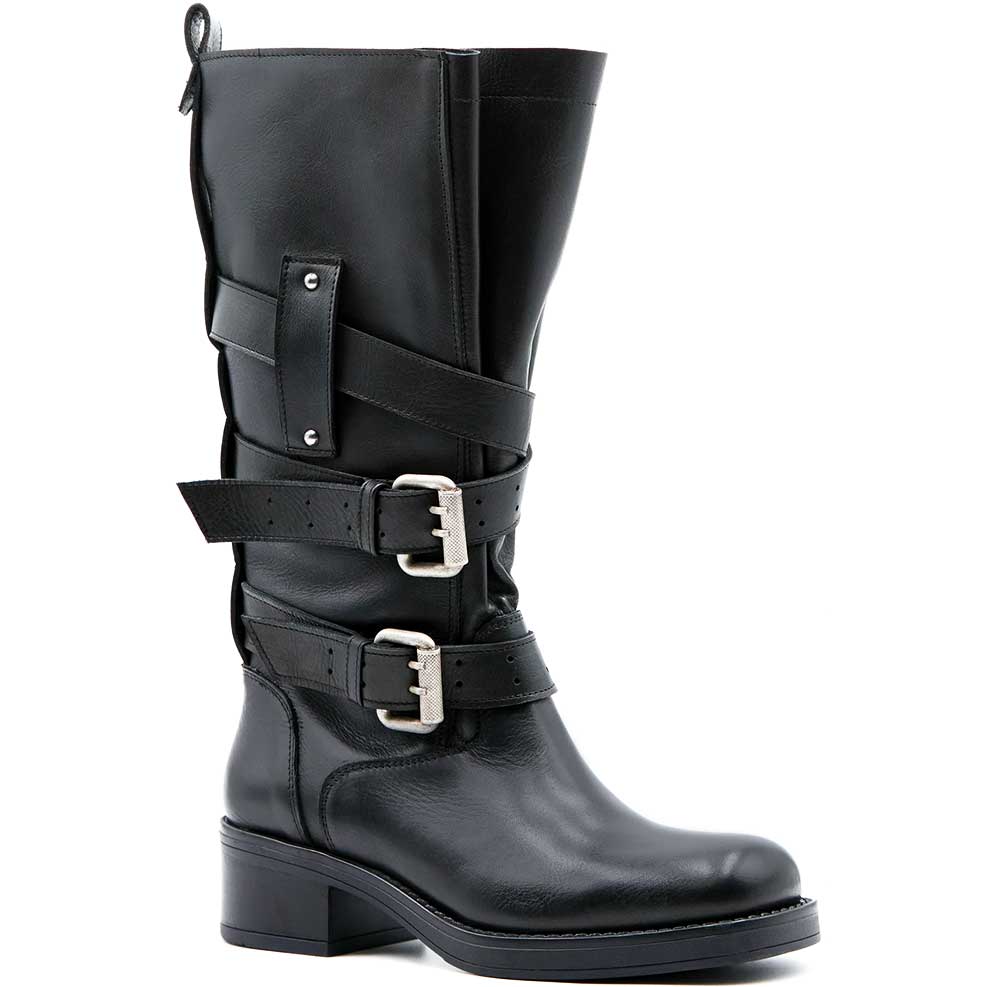 LM - Biker Serbs nero con fibbie