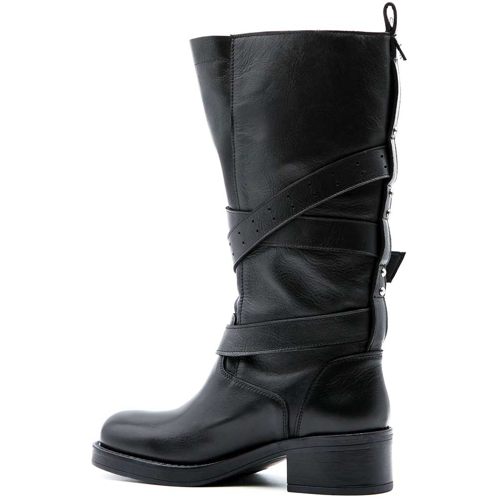 LM - Biker Serbs nero con fibbie