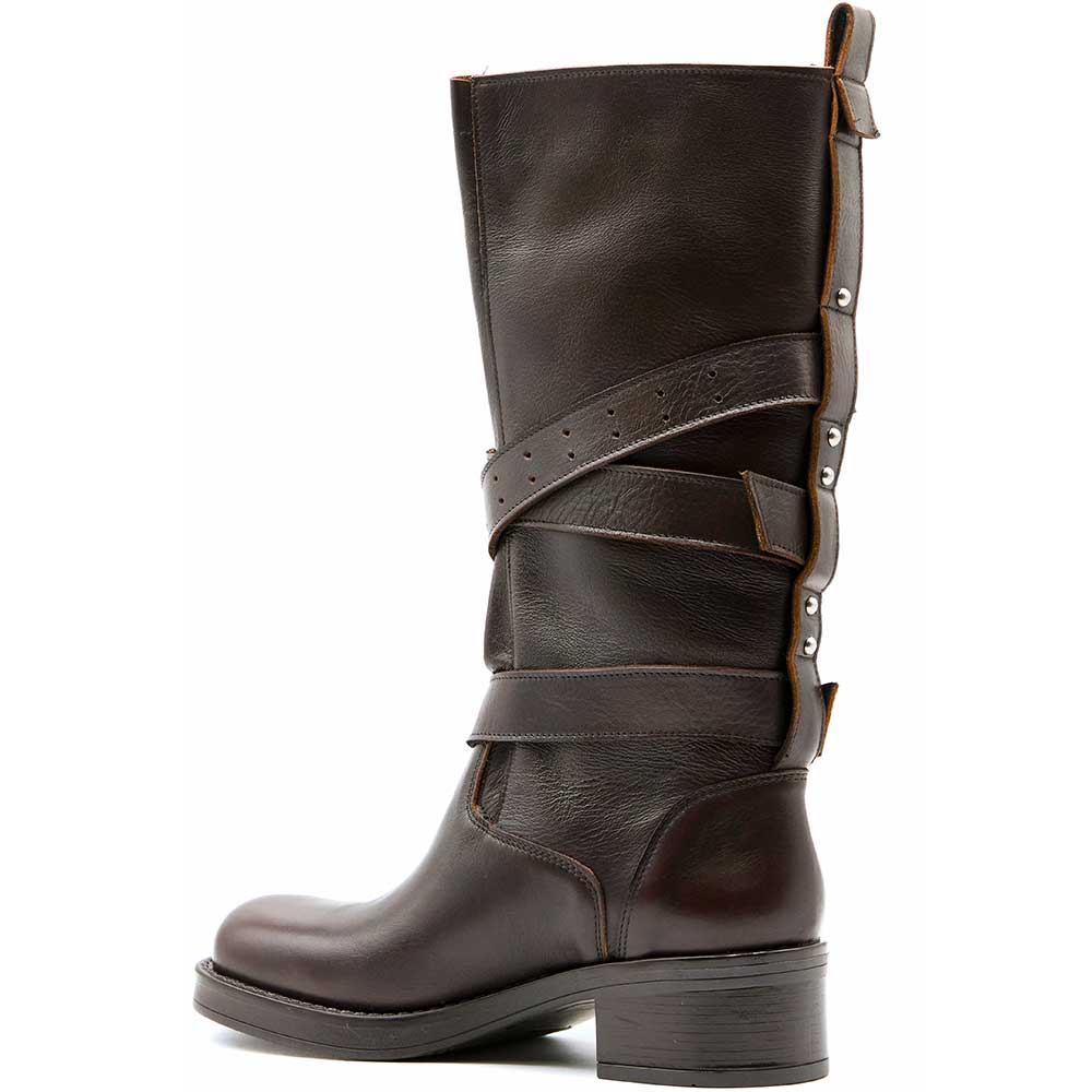 LM - Biker Serbs marrone con fibbie