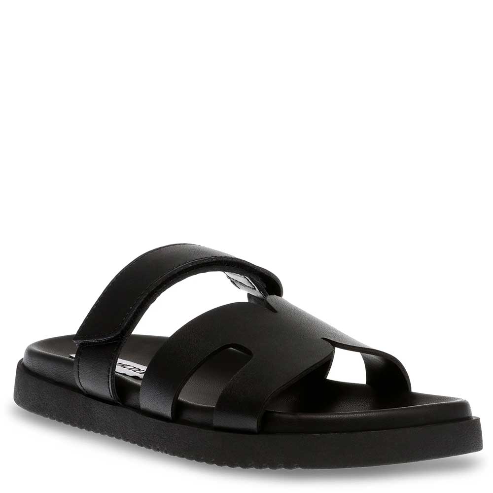 LM - Steve Madden Missile blk action leather