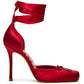 LM - Steve Madden Larina red satin