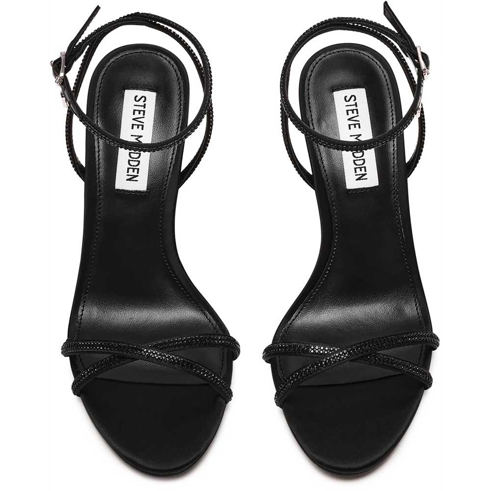 LM - Steve Madden Jypsey-cnr blk satin