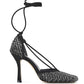 LM - Tacco Bill rete strass nero