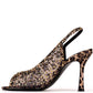 LM - Tacco Madeleine leopard con strass