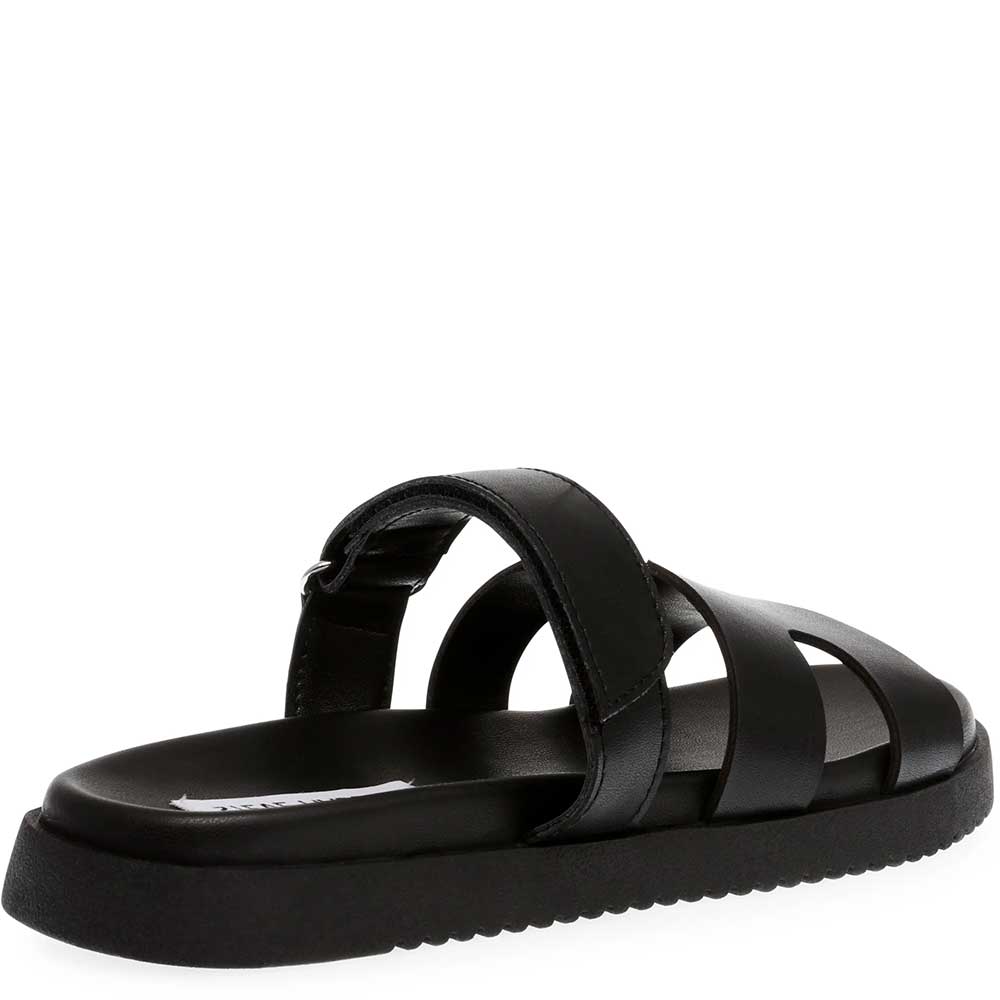 LM - Steve Madden Missile blk action leather