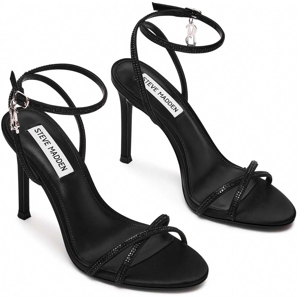 LM - Steve Madden Jypsey-cnr blk satin
