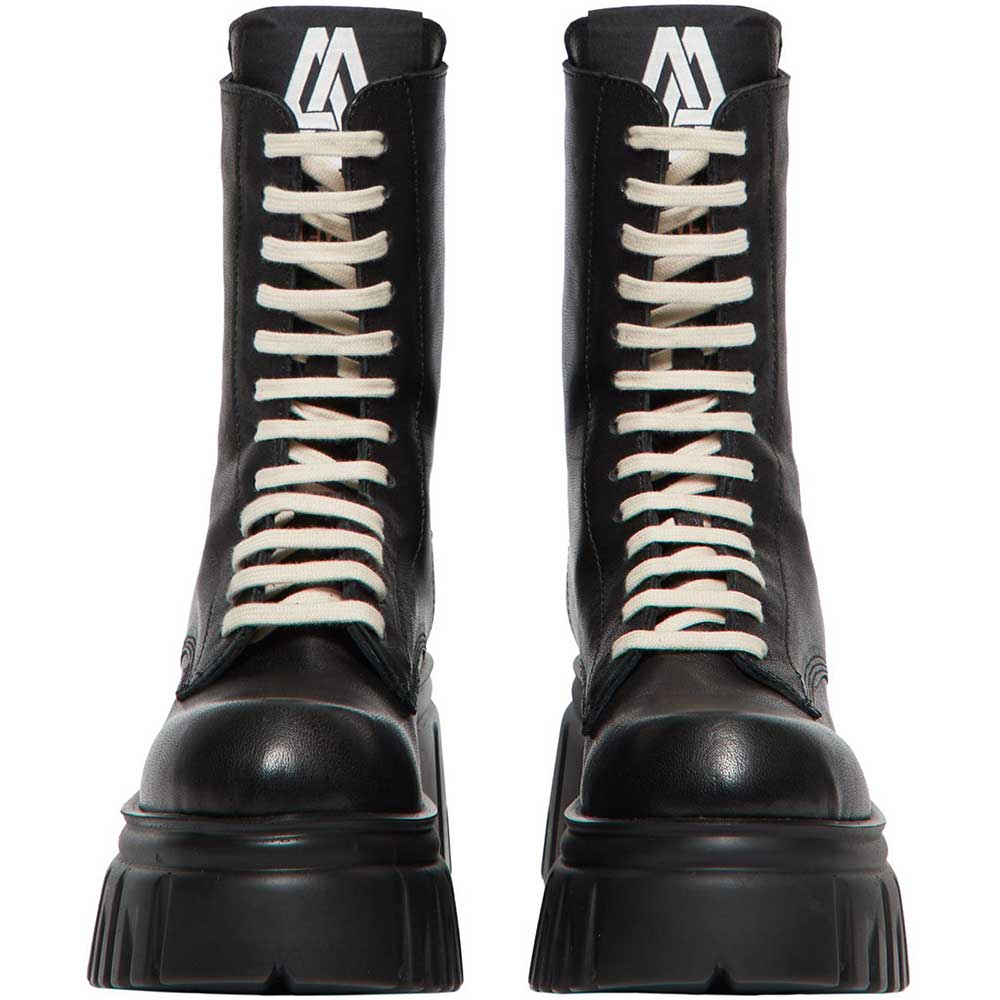 LM - Aniye By London boots stringhe avorio