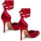 LM - Steve Madden Larina red satin