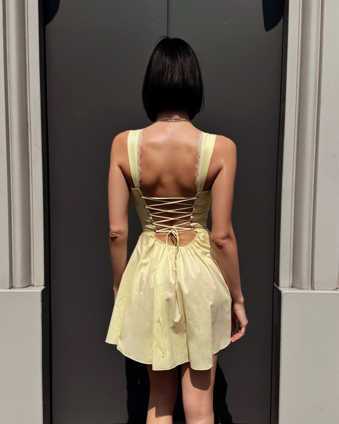 OF - Abito Jane giallo