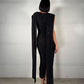 OF - ODI ODI Abito Follonica nero con strass