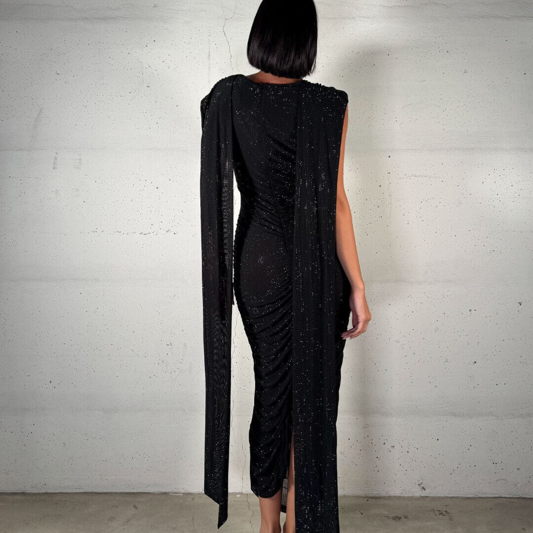 OF - ODI ODI Abito Follonica nero con strass