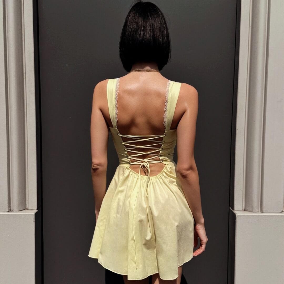 OF - Abito Jane giallo