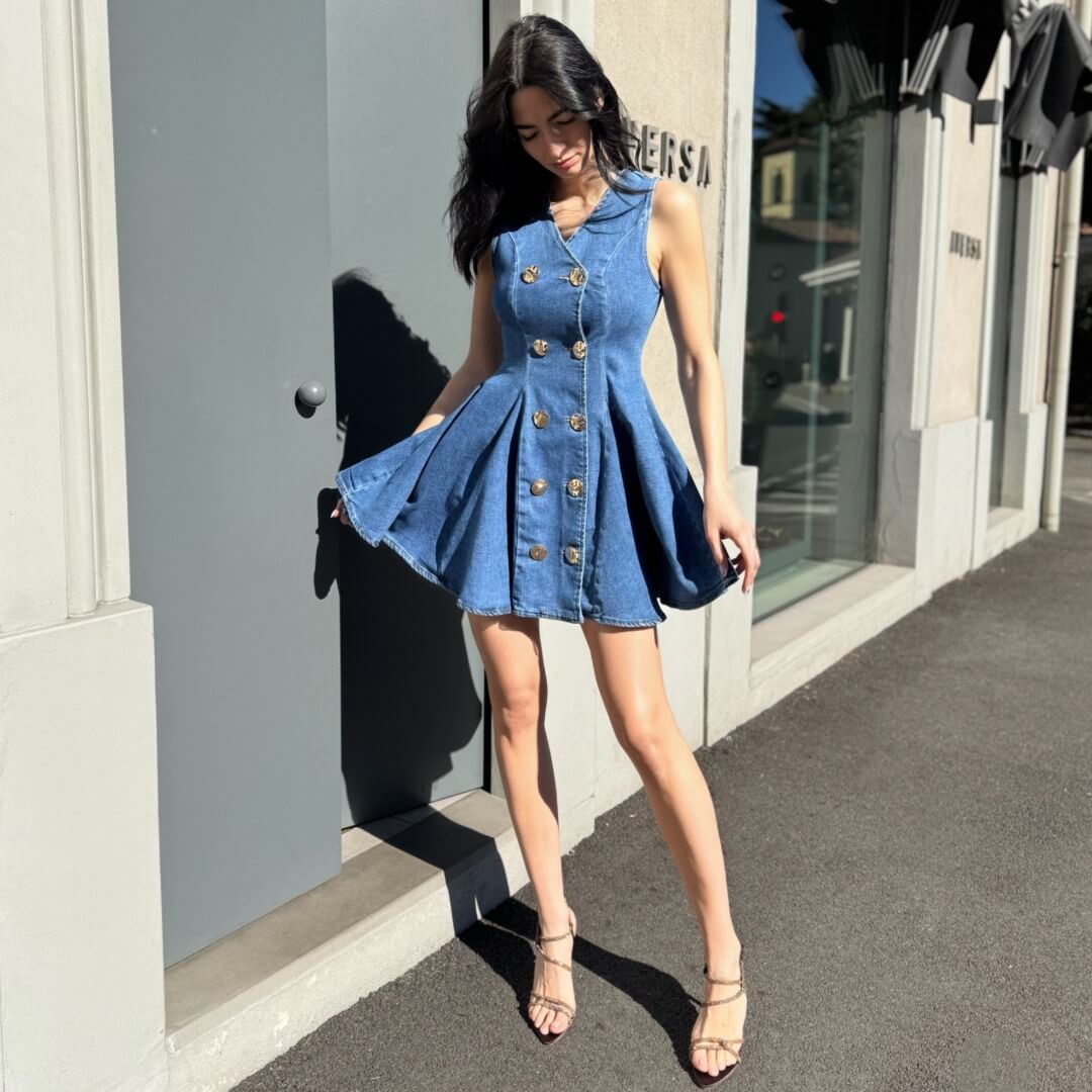 LM - Abito Rita denim blue
