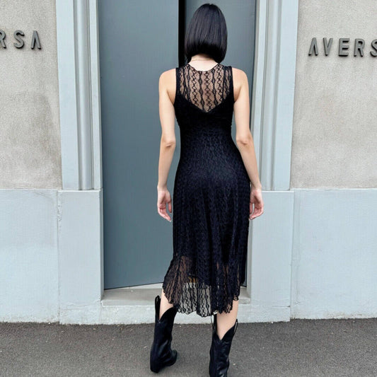 OF - Abito Selena pizzo nero