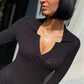 OF - Hinnominate Abito lungo in maglia trecce