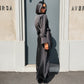 OF - Abito Illy satin nero