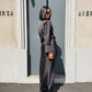 OF - Abito Illy satin nero