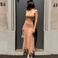 LM - Abito Sirren nude con pietre