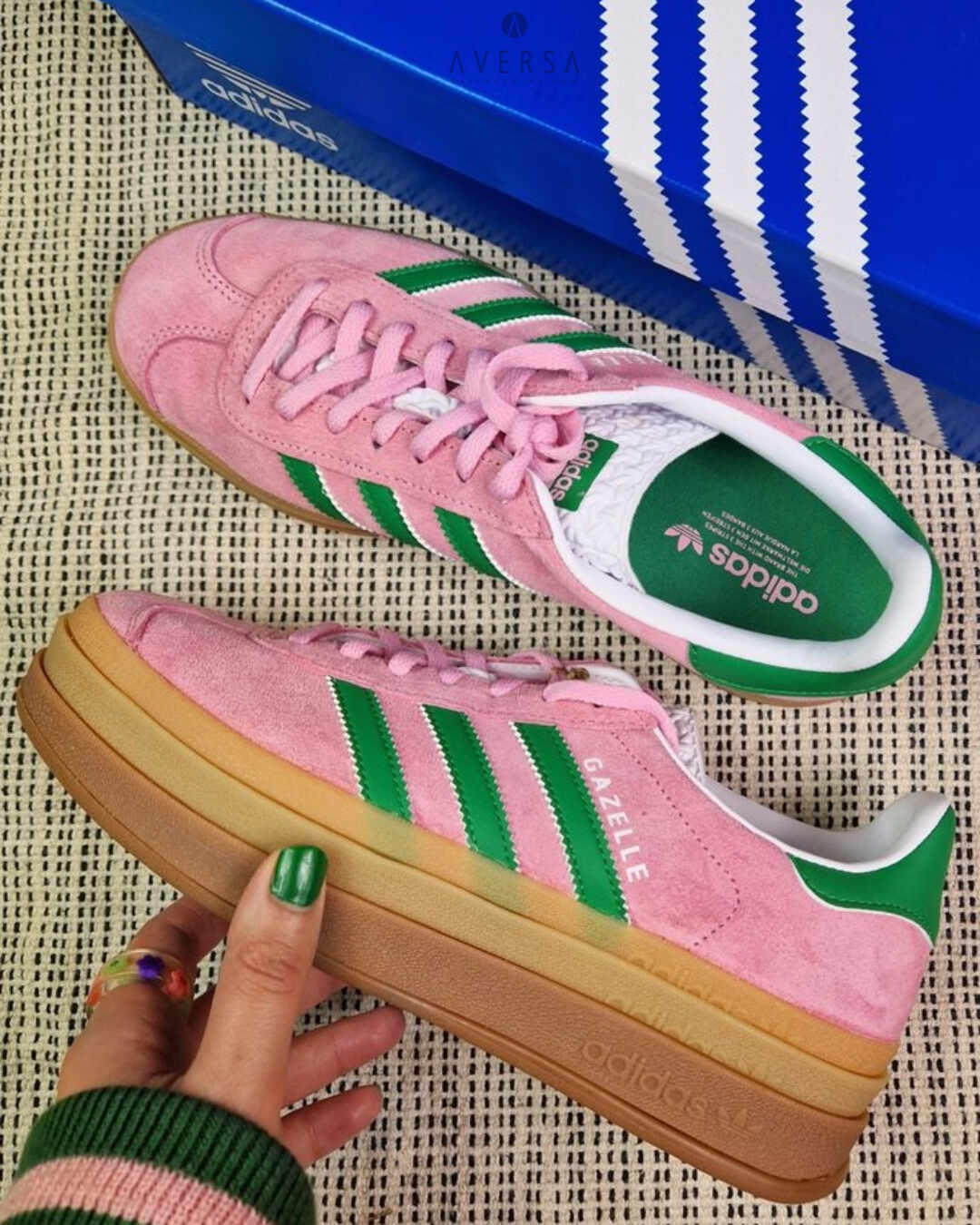 OF - Adidas Gazelle bold pink/green