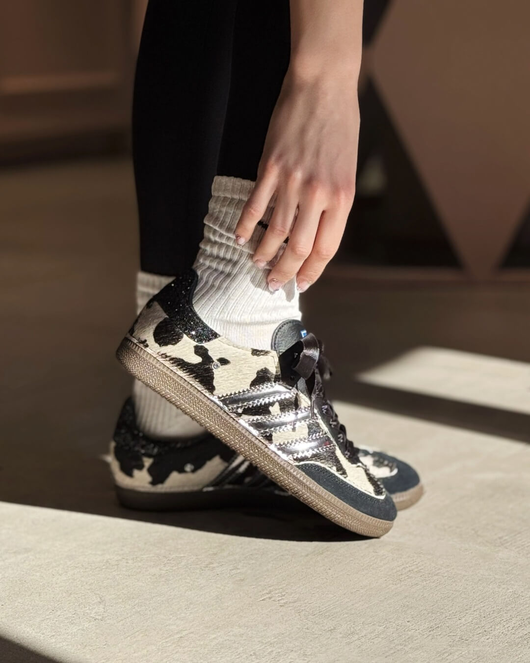 OF - Adidas Samba Austin cow print