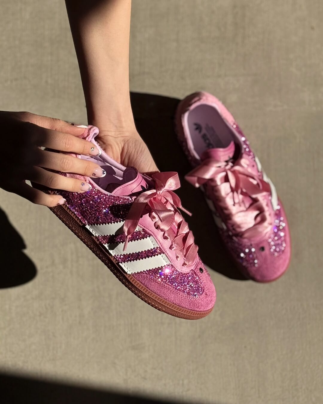 OF - Adidas Samba full glitter pink